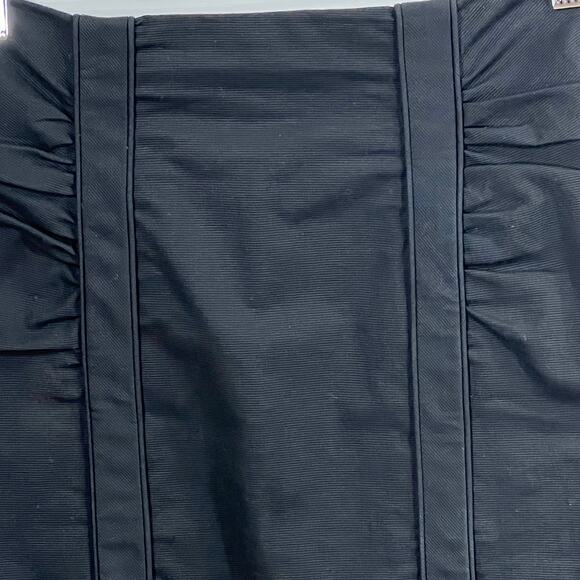 Nanette Lepore Pencil Skirt Tuxedo Stripe Black Size 6 - Picture 4 of 10